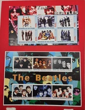 The Beatles Imperf Souvenir Stamp Sheets John Lennon Paul McCartney Harrison