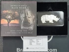 *RARE* "Animals of Africa" 2022 PAMP 1 oz 0.9999 Silver Rhino Shaped Bar