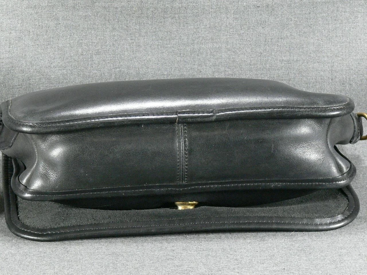 BORSA A TRACOLLA VINTAGE PRE NUMERO NERA COACH CONVERTIBILE POCHETTE USA 1970 1980