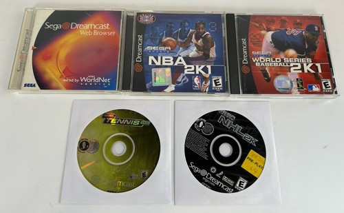 LOT OF 5 - SEGA DREAMCAST GAMES *UNTESTED*