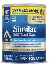 Similac 360 Total Care Non-GMO Infant Formula Powder 30.8Oz EXP: 3/27