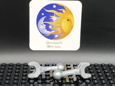 LEGO Brand Bionicle Arm/Leg Section Skeletal ball joint 20474 Flat Silver x2