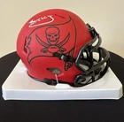 Bucky Irving Signed Tampa Bay Buccaneers Rave Mini Helmet! (Beckett Witnessed)