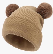 Baby Hat Bear Toddler Cute Baby Beanie Toddler Boys Girls Knitted Hats