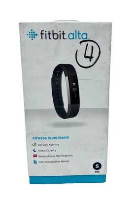 Fitbit Alta Activity Tracker FB406BKS Black Stainless Steel New Sealed NOS