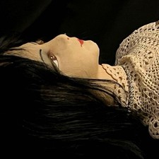 1930s France Antique Boudoir Fashion Doll Extra Large 42.5inch High