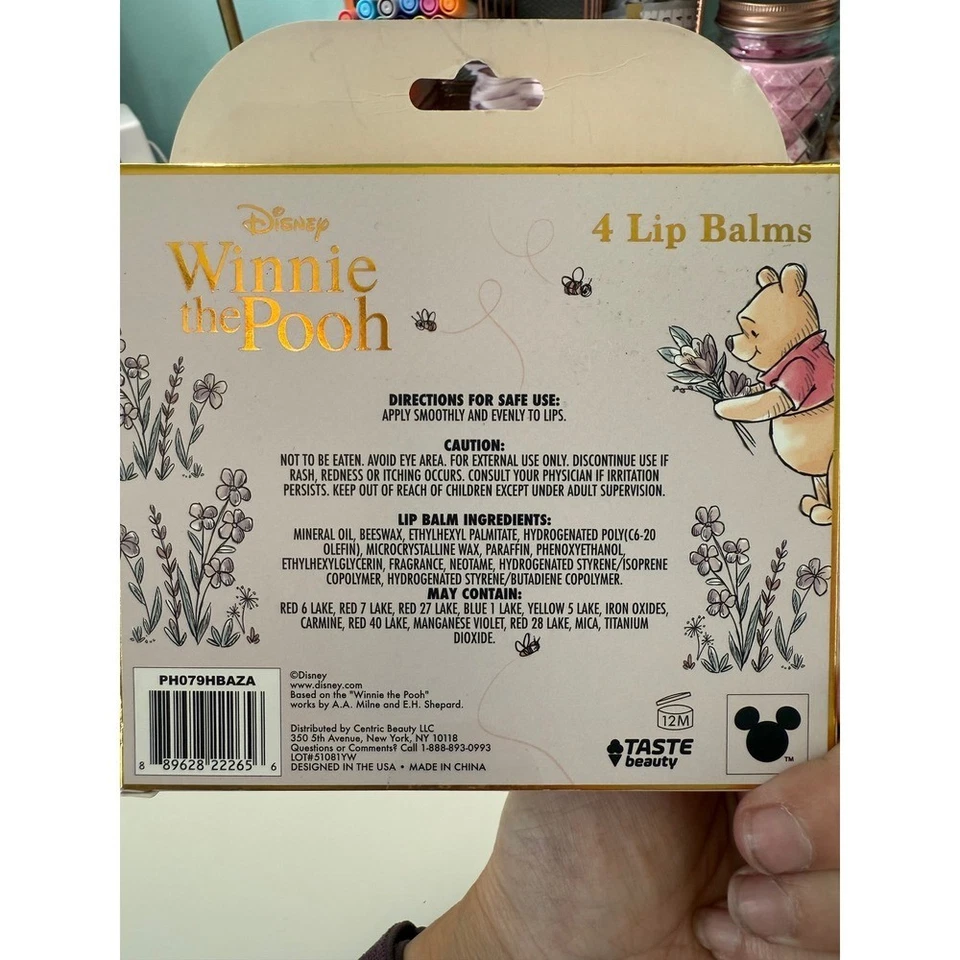 Подарочный набор для детей Disney Winnie The Pooh | бальзам для губ | браслеты | заколка для волос - Изображение 4 из 4