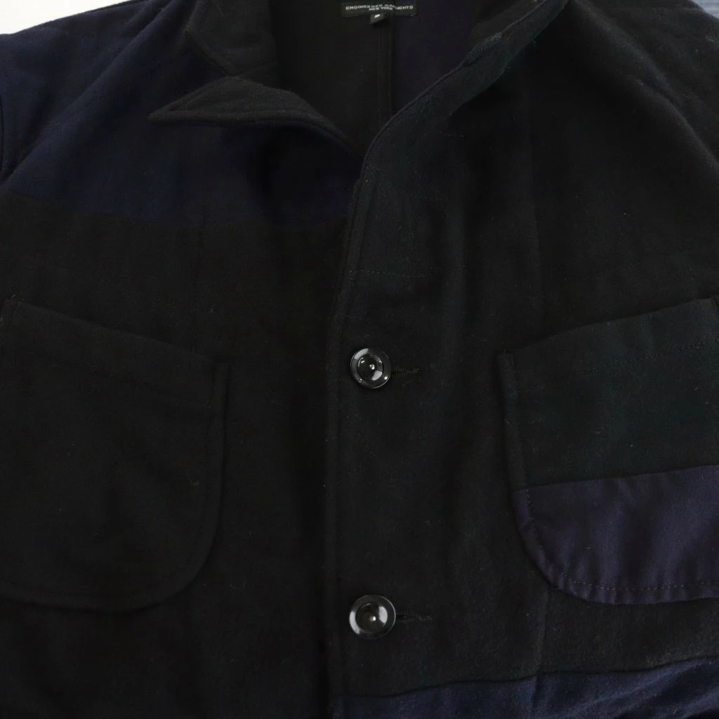 Engineered Garments Jacket Patchwork SizeS Navy N… - image 7