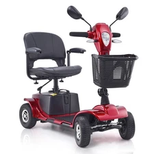 Uimoso Heavy-Duty 4 Wheel Mobility Scooter for Seniors 12 Mile Long Range 265LBS