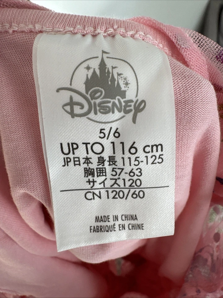 Vestido Disney tamanho 5/6 rosa renda Mickie e Minnie - Imagem 3 de 3