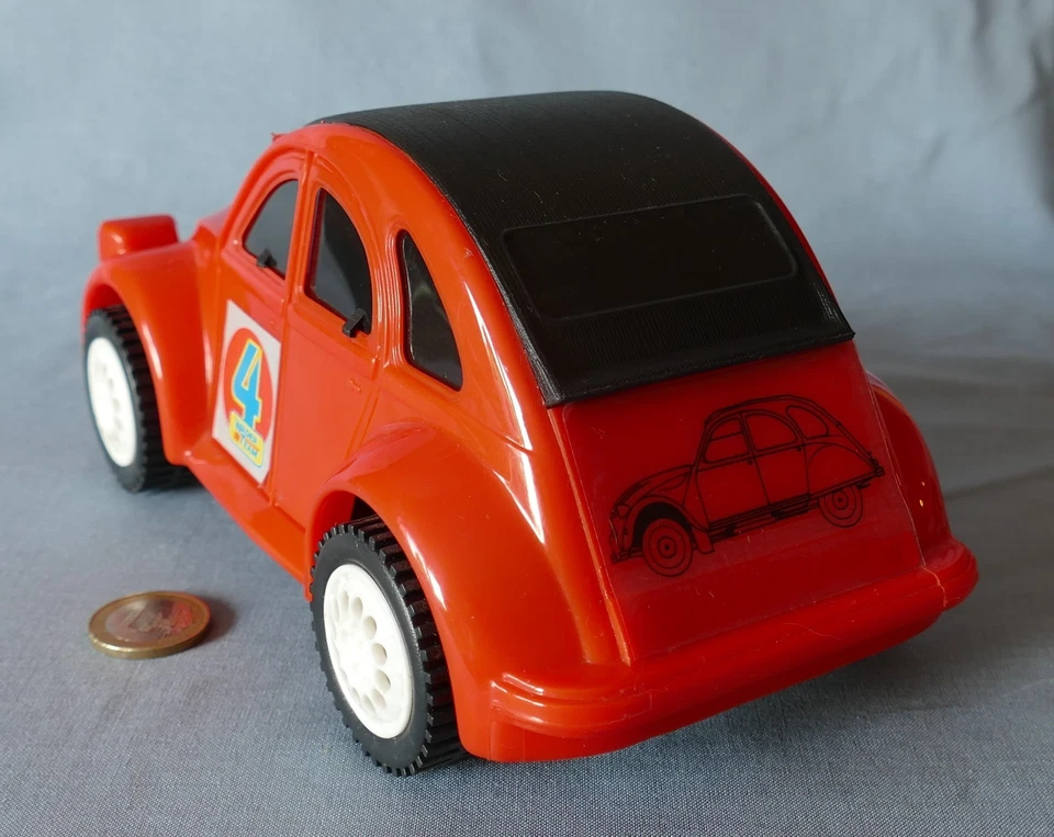 Joustra Pologne Wader : Citroën 2cv Caricature "Garage FE2PK" (Rouge) - Photo 4/4
