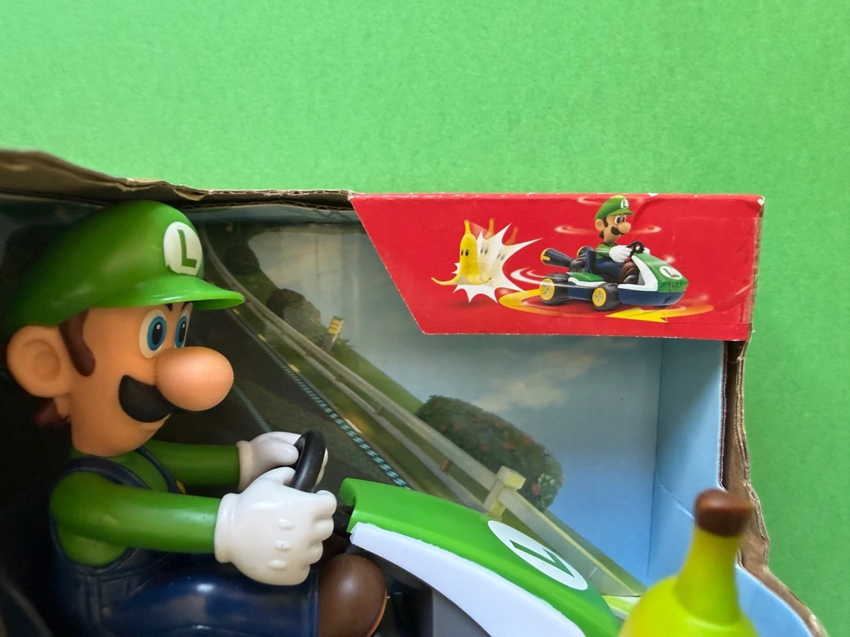 Super Mario Kart – Luigi Kart com Banana – Figura Jakks Pacific