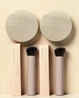 The Original No Makeup Makeup LIGHT cream LOT x2 Foundation & Brushes Damaged