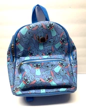 Disney Stitch Bioworld Zip Back Pack Purse Bag