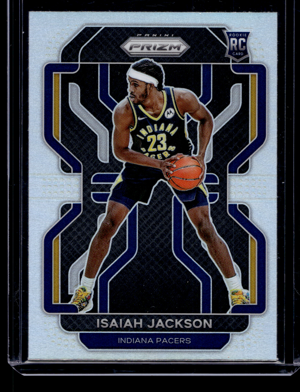Isaiah Jackson Rookie SILVER Prizm 2021-22 Card #309 Indiana Pacers RC