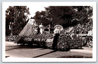California Hotel Vista Del Arroyo Parade Float RPPC Vintage Postcard