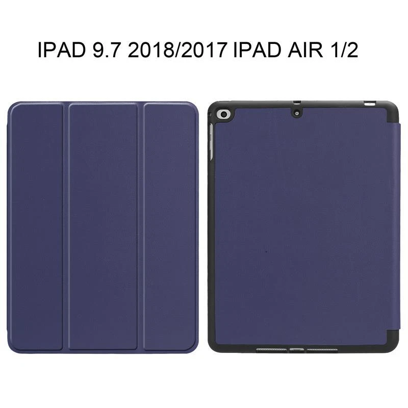 For iPad Air 1 2 9.7 iPad 5th 6th Generation Smart Case Pencil Slot Shockproof - Image 2 of 4