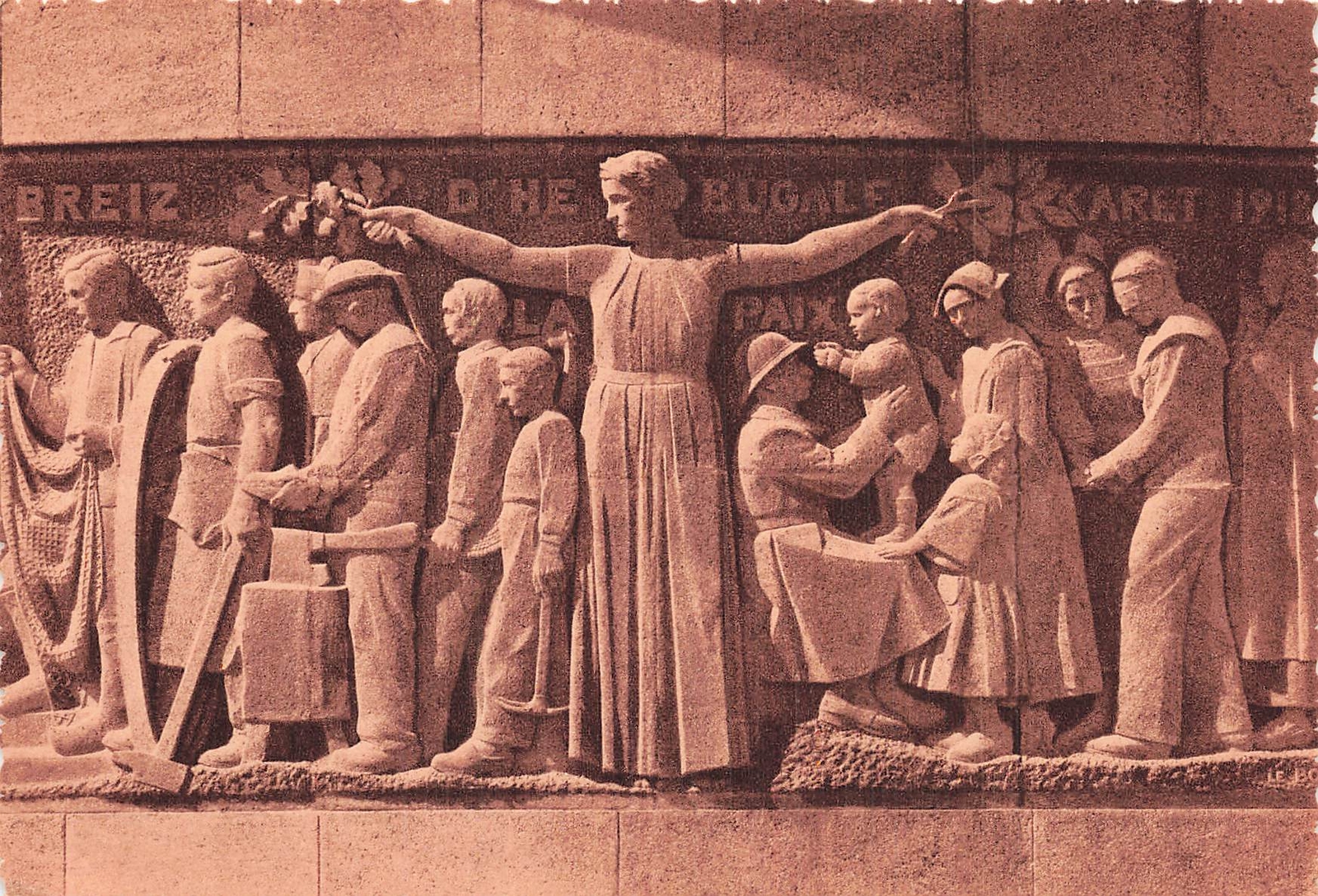 56 SAINTE ANNE D AURAY BAS RELIEF DU MONUMENT eBay