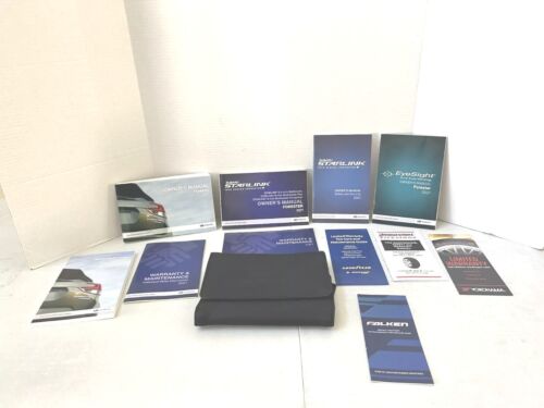 2021 SUBARU FORESTER OWNERS MANUAL BOOK SET WITH CASE FREE SHIPPING  - Picture 1 of 9