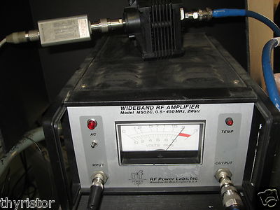 Wideband Power Amplifier 0.5-450 MHz 2 Watt power out Gain 33dB min TESTED!