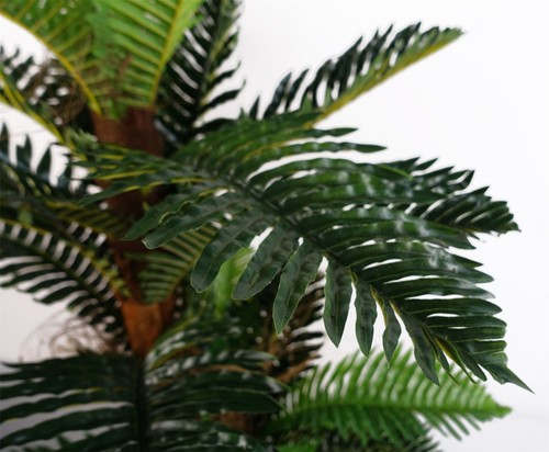 Artificial Large Palm Tree with Natural Trunk 150cm - Realistic plant by Leaf - Picture 3 of 5