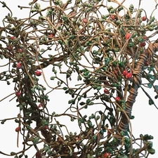 Rustic Artificial Berry Greenery Garland Farmhouse Country Cottagecore 48 inch