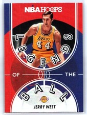 2021-22 NBA Hoops #14 Jerry West Legends of the Ball