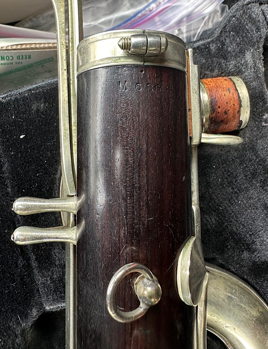 Vintage M Series Selmer Paris Bass Clarinet low Eb AMAZING Vintage M Series Selmer Paris Bass Clarinet low Eb AMAZING