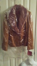 Beautiful Faux Leather Jacket By Mm Essentials Size M