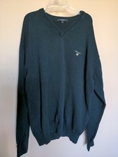 Gant USA Men's Cotton Navy two extra large men's pullover sweater heavy cotton