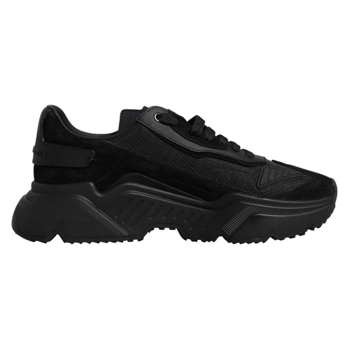 【関税&送料込み】Dolce & Gabbana 'Daymaster' Black Leathe DOLCE & GABBANA Shoes Black Daymaster Low Top Men Sneakers