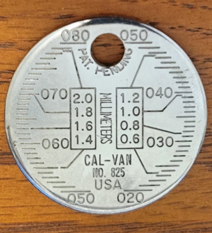 Auto Zone Spark Plug Gap Calibrator Cal-Van 825