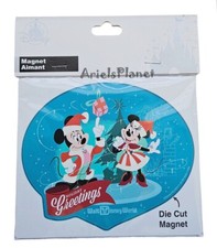 Disney Parks Mickey Minnie Mouse Christmas Holiday Greetings Car Magnet Disney Parks Mickey Minnie Mouse Christmas Holiday Greetings Car Magnet