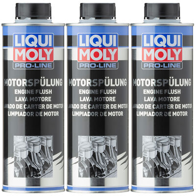 Liqui Moly Motorspülung Motorreiniger 3x 500ml Öl Additiv Benziner & Diesel