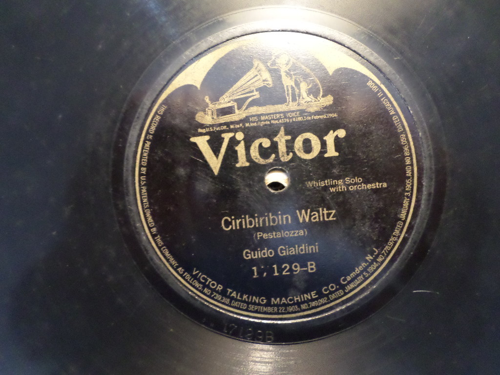 VICTOR 78 RECORD 17129/FJ BACON/GUIDO GIALDINI/WEST LAWN POLKA
