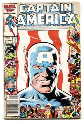 Captain America #323 1986 - Marvel -G - Comic Book | eBay