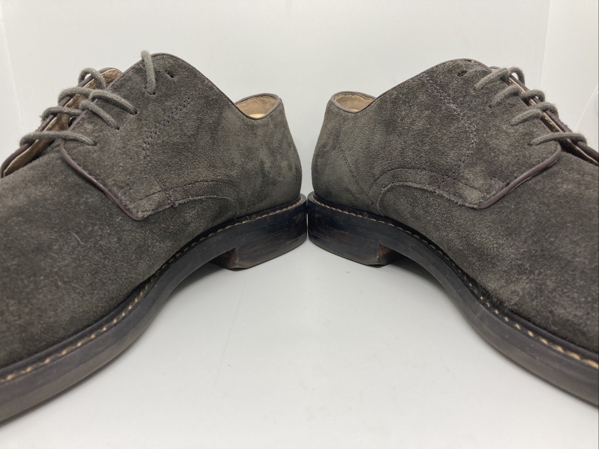 Nordstrom 1901 Oxford Casual Dress Dark Brown Suede Shoes 