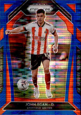 2020-21 Panini Prizm Premier League Retail Blue Pulsar Prizm John Egan #21