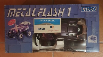 NIKKO 1:20 RC METAL FLASH 1 never used at original box 90s stock