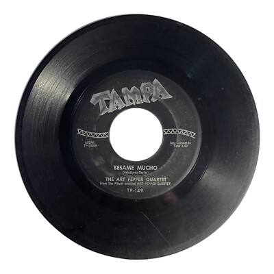 The Art Pepper Quartet    Besame Mucho 7'' Vinyl 1956 Tampa Records    TP-149