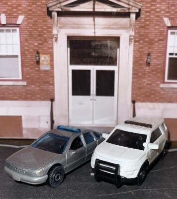 Lot Of 2 Matchbox Custom Chevy Caprice Classic & White Ford Interceptor SUV Cus