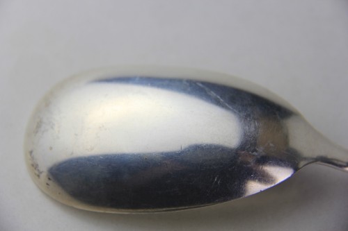 S Kirk & Son Repousse Sterling Silver Cold Meat Fork & Solid Serving Spoon 8.5" - Picture 9 of 14