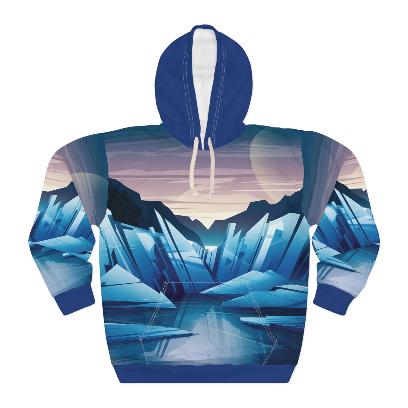 Glacial Twilight Hoodie All Over Print Ice Landscape Pullover Adventure Travel
Opens in a new window
