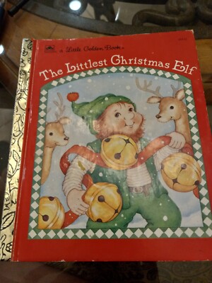 A Little Golden Book 1987 The Littlest Christmas Elf Books - MINT/LN CONDITION!