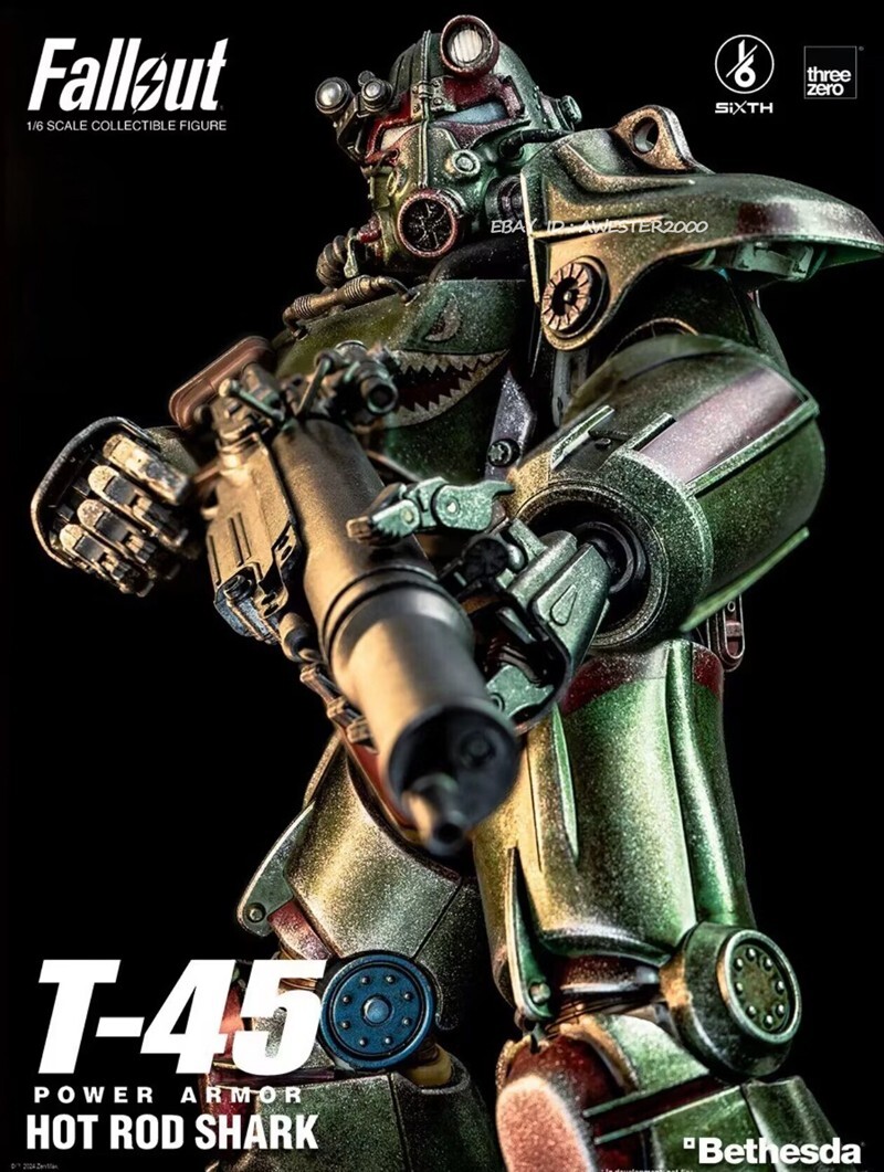 ThreeZero Fallout T-45 Power Armor Camouflage 1/6 Scale Action