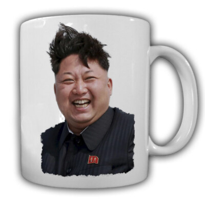 Kim Jong Un Tasse Nordkorea lacht Asien Nord Humor Kaffee Becher #26116