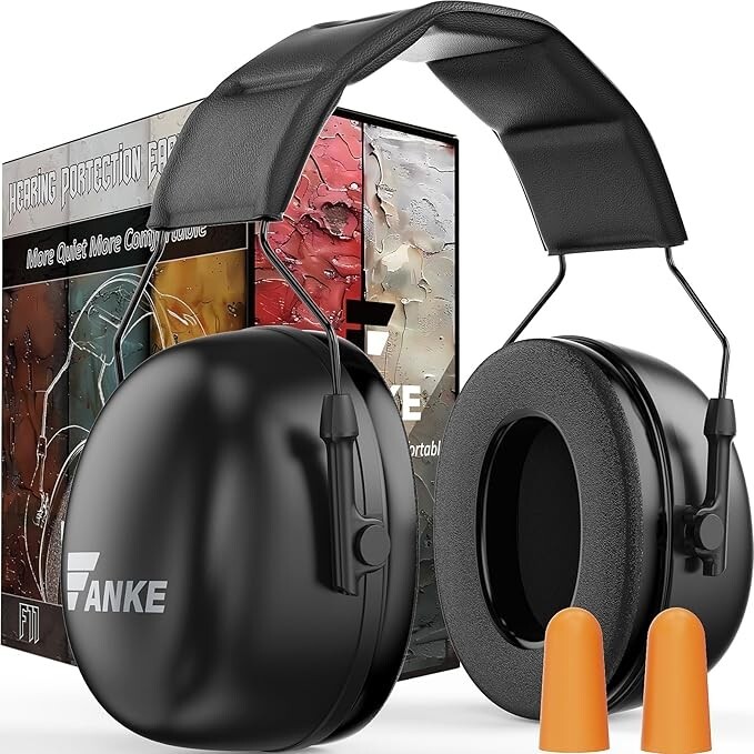 Noise Cancelling Hearing Protection Earmuffs SNR37 Ear Muffs for Noise Reduction-image