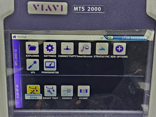 Viavi JDSU MTS 2000 V2 with 4138 MP49 Metro PON 1310/1490/1550 nm OTDR FCOMP SW - Picture 10 of 22