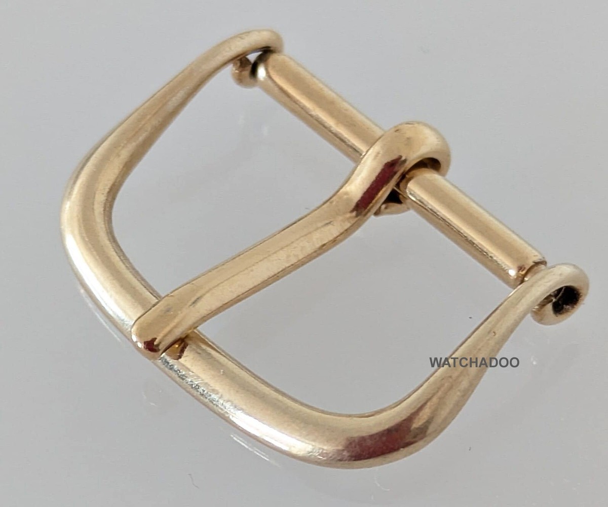 Vintage 1950 60s Elgin 14k 14ct Yellow Gold 15mm inner Tang Pin