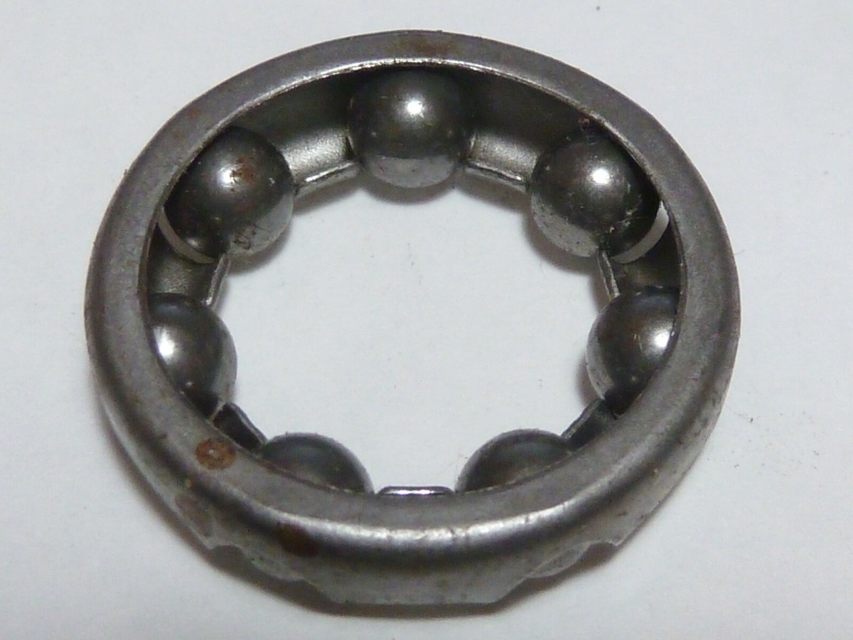 6 Cages à Billes Vélo - 7 Billes 1/4 Pouce (6.35 Mm) - Ancien Stock